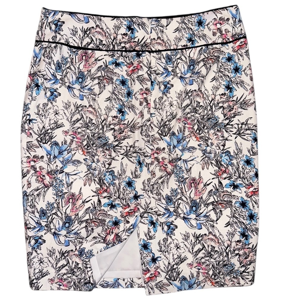 Ann Taylor | Women’s Floral Pencil Mini Skirt - Size 10 - Picture 5 of 6